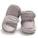 Wuffmeow Winter Wram Baby Boots Toddler Girls Shoes Plus Velvet Warm Boots Shoes Faux Fur Booties