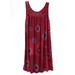 Women's Casual Lace Dress Printed Lightweight Boho Swing Dress Pleated Beach Dresses Babydoll Dress