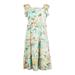 Lots of Love By Speechless Girls Ruffler Shoulder Floral Maxi Dress, Sizes 7-16