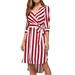 Bar III Wrap Dress Red