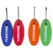 Set of 4 Floating Foam Keychains Ideal For Boating, Swimming, Waterparks