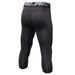 3/4 Men's Riding Sports Tights Quick Dry Breathable Riding Downhill Long MTB Road Mountain Bike Cycling Gym Tights Fitness Leggings Compression Jogging pants