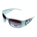 Mi Amore UV protection Skull print Goggle-Sunglasses White Frame & Gray Lens