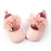 Baby Girl Mary Jane Flats Princess Wedding Dress Shoes Crib Shoe for Newborns, Infants, and Toddlers