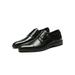 LUXUR Dress Shoes for Men, Casual Leather PU Shoes with Dual Buckle Classic Formal Loafers Modern Business Walking