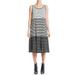 Max Studio Women's Sleeveless Midi Empire Jersey Dress