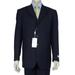 Men's Dress Single Breasted Dark Navy Blue Suit For Men Available In 2 Or 3 Buttons Style Regular Classic Cut Double Vent Super 150'S Cheap Priced Business Suits Clearance Sale