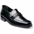 Florsheim Mens Shoes Richfield Moc Toe Loafer Black Leather Slip on 17091-01 new