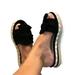 Lacyhop Women Platform Slides Bow Slippers Sandals Beach Ladies Girls Shoes