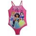 Disney Little Girls Pink Princess Swimsuit