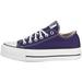 Converse Chuck Taylor All Star Lift Low Top Women/Adult shoe size Women 8 Casual 567682C Japanese Eggplant,White,Black