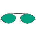 Visionaries Polarized Clip on Sunglasses - Cateye - Black Frame - 47 x 29 Eye