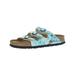 Papillio Womens Florida Leather Birko-Flor Footbed Sandals