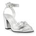 Mari A. Moxie Women's High Heel Sandals Silver Metallic