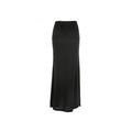 Women's High Waist Fold Over Elastic Long Maxi Skirt, Bohemian Style Long Cotton Stretchy Skirts Autumn Winter Casual Pencil Maxi Skirt Women Bandage Pleated Long Skirts