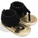 Toddler Newborn Baby Girl Shoes Tassel Summer Shoes Anti-slip Flip Flop Prewalker For Baby Girls 0-18M #05