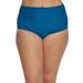 Clubswim Couture Plus Size High Waist Swim Brief Bottom (3X, Deep Teal)