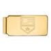 Solid 10k Yellow Gold Official NHL Los Angeles Kings Slim Business Credit Card Holder Money Clip - 53mm x 24mm