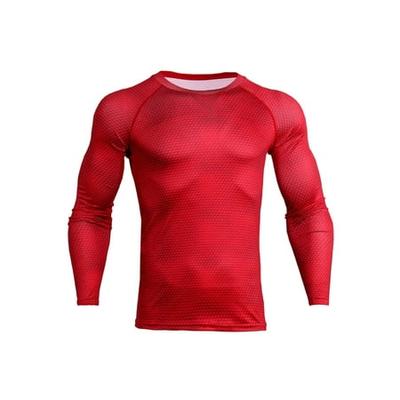 Men Compression Under Thermal Muscle T-Shirts Long Sleeve Gym Base Layer Tops US 