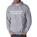 True Way 1599 - Adult Hoodie Equal Justice Under Law Supreme Court Sweatshirt Large Heather Grey