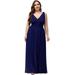 Ever-Pretty Womens Elegant Chiffon Long Maxi Evening Cocktail Bridesmaid Wedding Party Dresses for Women 90162 Royal Blue US4