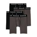 Reebok Men's Performance Mid Leg Boxer Briefs, 4-Pack