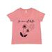 Inktastic La vie est belle with Dandelion Adult Women's Plus Size T-Shirt Female Mauve 3X