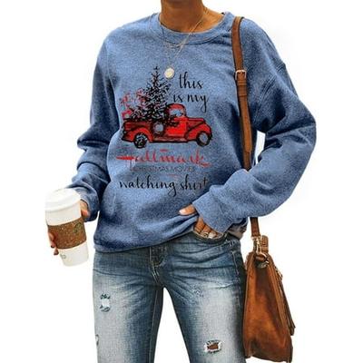 Womens Autumn Fashion Sweatshirts Bee Kind Letter Print Casual Loose Blouses