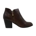 Style & Co. Women's Shoes Masrinaa Leather Almond Toe Ankle Fashion Boots