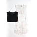 Pre-ownedLauren Ralph Lauren Womens Blouses Tops Black White Size L Lot 3