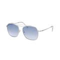 Tom Ford ALESSANDRO Sunglasses Silver Frame Blue Lens FT144 14X 53-14 145