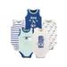 Luvable Friends Baby Boy Sleeveless Bodysuits, 5-pack