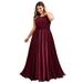 Ever-Pretty Womens A-Line Lace Sleeveless Prom Party Dresses for Women 76952 Burgundy US10