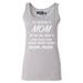 Shop4Ever Women's My Nickname is Mom but My Full Name is Mom Mom Graphic Tank Top