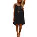 Sundress for Party Beach Sleepwear Mini Dress S-3XL Women Sleeveless Sexy Beach Wear Boho Loose Sundresses