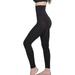 QRIC High Waisted Tummy Control Compression Slimming Leggings for Women Anti Cellulite Shapewear