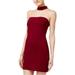 Speechless Womens Chocker Bodycon Dress wine 11 - Juniors