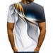 Colisha Summer Men Short Sleeve Casual Big and Tall T-Shirts Gym Workout Sports Basic Pullover Fashion Printed Tops