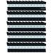 120 Pairs Of Yacht & Smith Wholesale Kids Crew Socks, Childrens Cotton Casual Crew Socks Size 6-8 (Black)