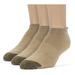 Men's Cotton Comfort No Show Cushion Socks - 3 Pairs