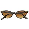 Vintage Inspired Mod Womens Fashion Rhinestone Cat Eye Sunglasses