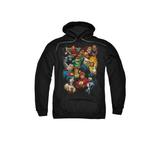 Justice League DC Comics The League's All Here Adult Pull-Over Hoodie - LG