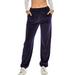 SAYFUT Women's Velour Track Pant Open Leg Pajama Pant Super Soft Plush Comfy Velour Pants,Plus Size S-2XL Purple/Pink