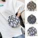 Fashion Women Round Snake Print Handbag Shoulder Messenger Bag Women Satchel Tote Purse Bags