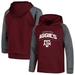 Youth Russell Athletic Maroon Texas A&M Aggies Colorblock Pullover Hoodie