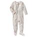 Carter's Little Girls' 1-piece Micro-fleece Pajamas -Pink Brown Leopard Heart 4T