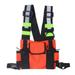 Balems Men Women Fashion Chest Rig Bag Reflective Vest Hip Hop Streetwear Functional Harness Chest Bag Pack Front Waist Pouch Backpack Chest Utility Bag for Men