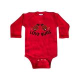 Inktastic Love Bugs Red Ladybugs Valentine's Day Outfit Infant Long Sleeve Bodysuit Unisex