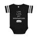 Inktastic Live Love Sandwiches Infant Short Sleeve Bodysuit Unisex