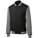 Sport Tek Men's Comfortable Fleece Letterman Jacket